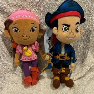 Jake and Izzy from the Neverland Pirates Plush